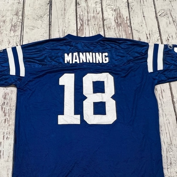 Peyton Manning Indianapolis Colts Reebok NFL Football Jersey - Picture 3 of 6